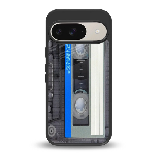 Cassette Retro back phone cover | glass case for google pixel 9