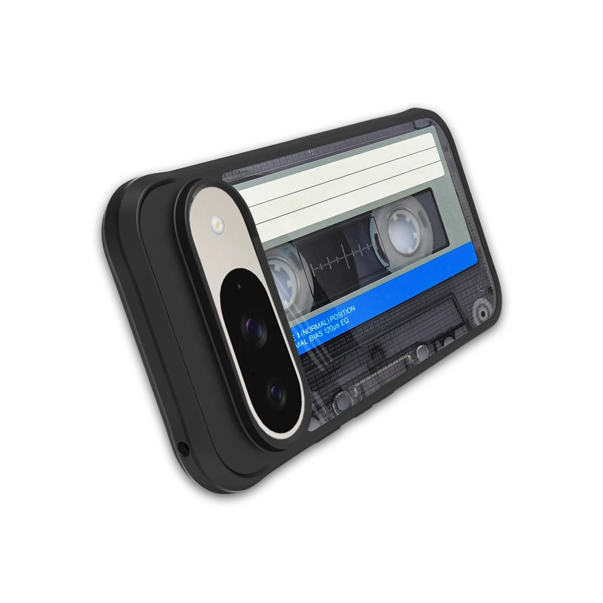 Cassette Retro stylish phone case for google pixel 9 | glossy glass and slim fit