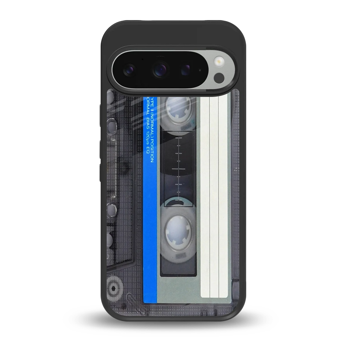 Cassette Retro back phone cover | glass case for google pixel 9 pro xl