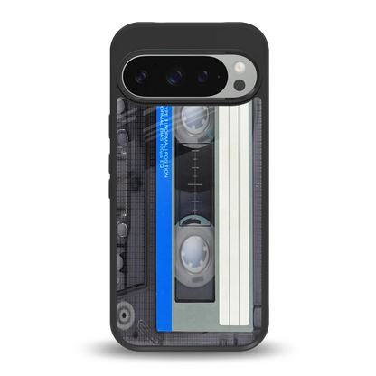 Cassette Retro back phone cover | glass case for google pixel 9 pro xl