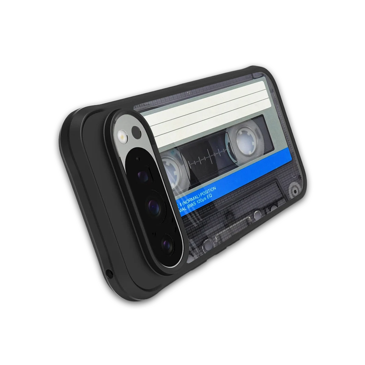 Cassette Retro stylish phone case for google pixel 9 pro xl | glossy glass and slim fit