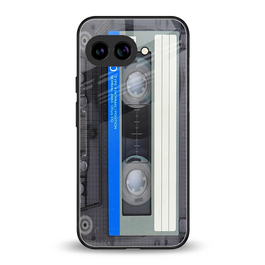 Cassette Retro back phone cover | glass case for google pixel 9a