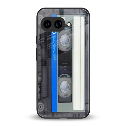 Cassette Retro back phone cover | glass case for google pixel 10a