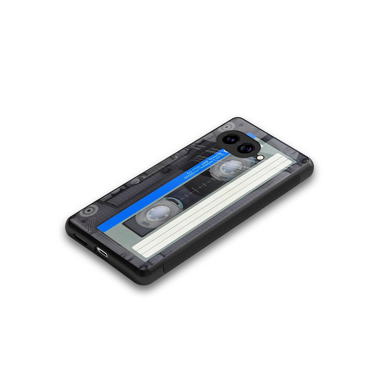 Cassette Retro stylish phone case for google pixel 10a | glossy glass and slim fit