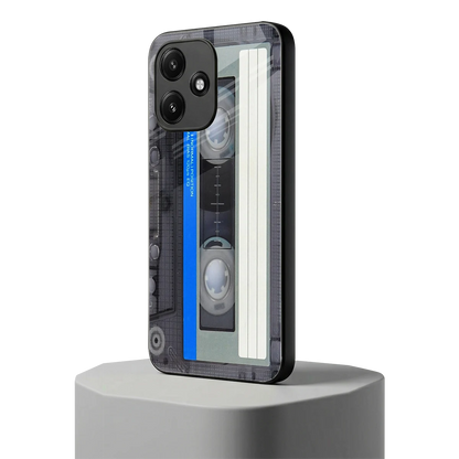 Cassette Retro redmi 12 5g mobile cover | shockproof glass phone case