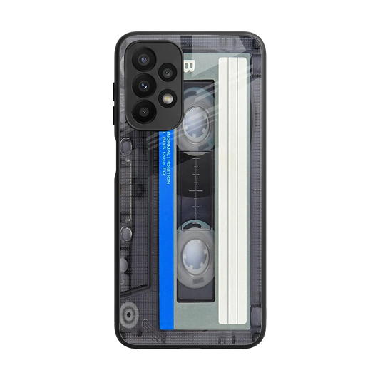 Cassette Retro back phone cover | glass case for samsung galaxy a23