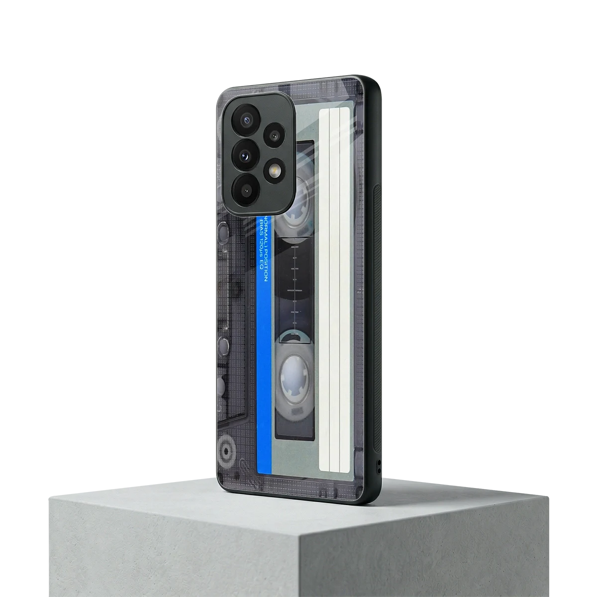 Cassette Retro samsung galaxy a23 mobile cover | shockproof glass phone case
