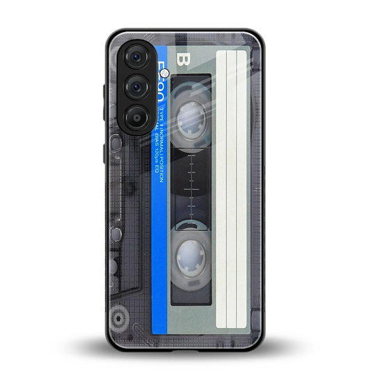 Cassette Retro back phone cover | glass case for samsung galaxy m35 5g