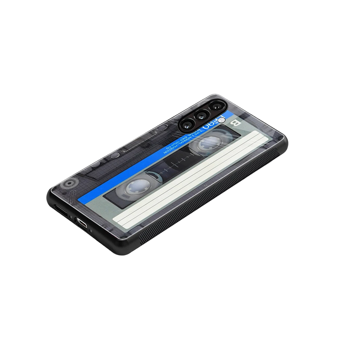 Cassette Retro stylish phone case for samsung galaxy a37 5g | glossy glass and slim fit