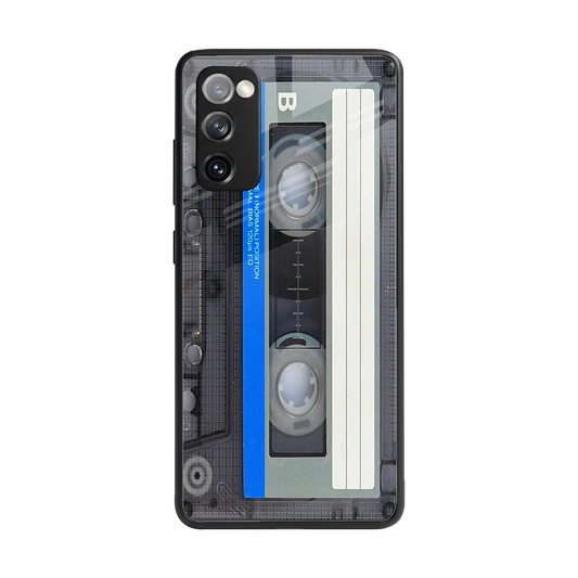 Cassette Retro back phone cover | glass case for samsung galaxy s20 fe