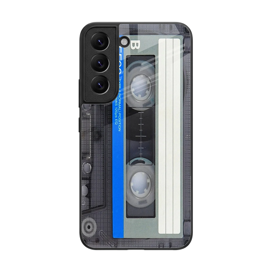 Cassette Retro back phone cover | glass case for samsung galaxy s22