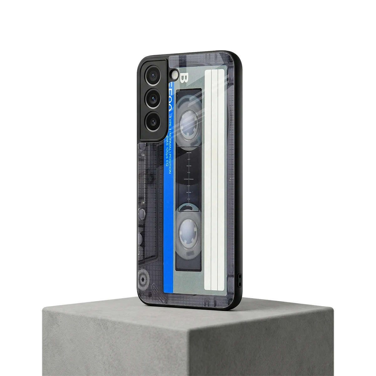 Cassette Retro samsung galaxy s22 mobile cover | shockproof glass phone case