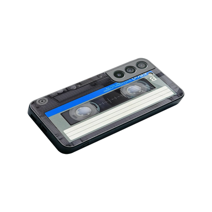Cassette Retro stylish phone case for samsung galaxy s22 | glossy glass and slim fit