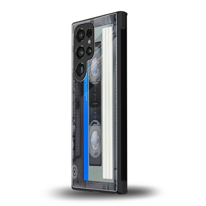 Cassette Retro samsung galaxy s23 ultra mobile cover | shockproof glass phone case