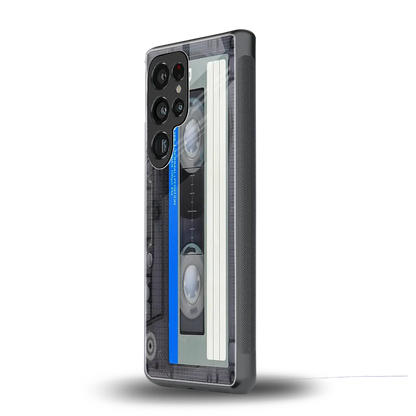 Cassette Retro samsung galaxy s25 ultra mobile cover | shockproof glass phone case