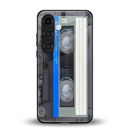 Cassette Retro back phone cover | glass case for samsung galaxy s24