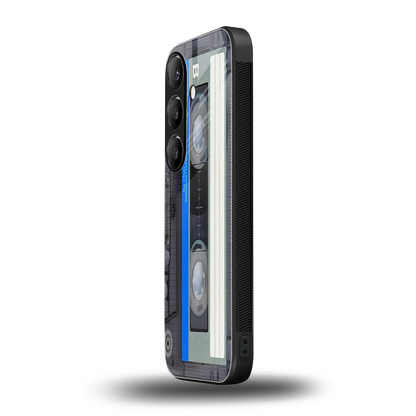 Cassette Retro samsung galaxy s25 mobile cover | shockproof glass phone case