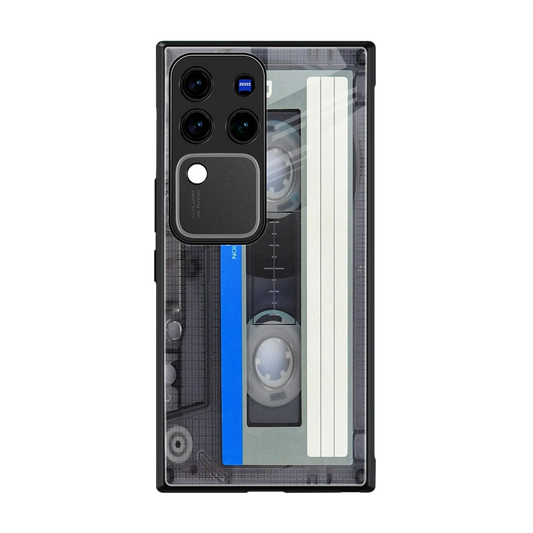 Cassette Retro back phone cover | glass case forvivo v30 pro