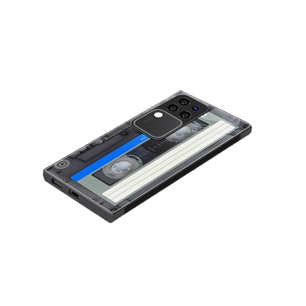 Cassette Retro stylish phone case forvivo v30 pro | glossy glass and slim fit