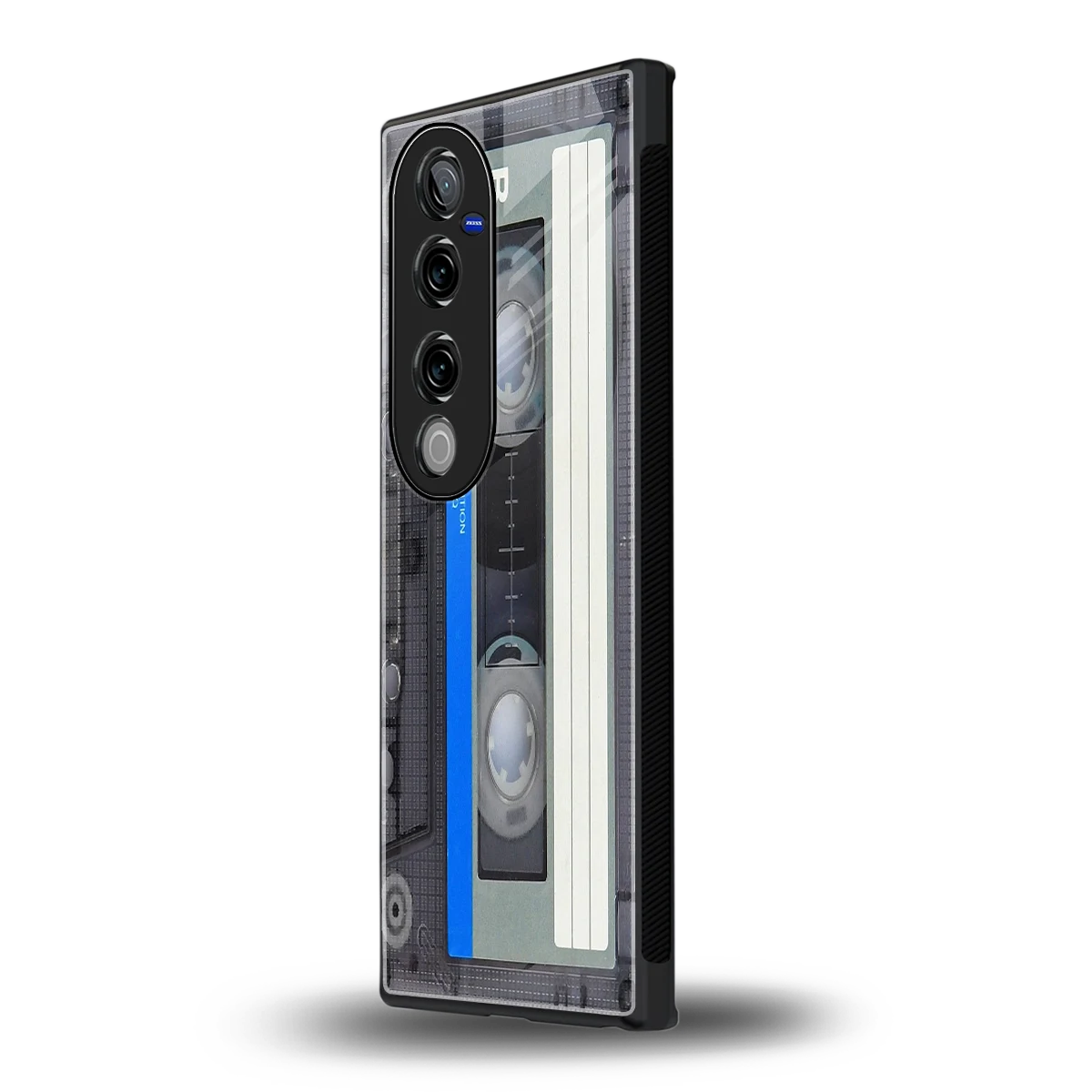 Cassette Retro vivo v40 pro mobile cover | shockproof glass phone case
