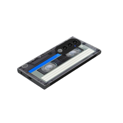 Cassette Retro stylish phone case for vivo v40 pro | glossy glass and slim fit