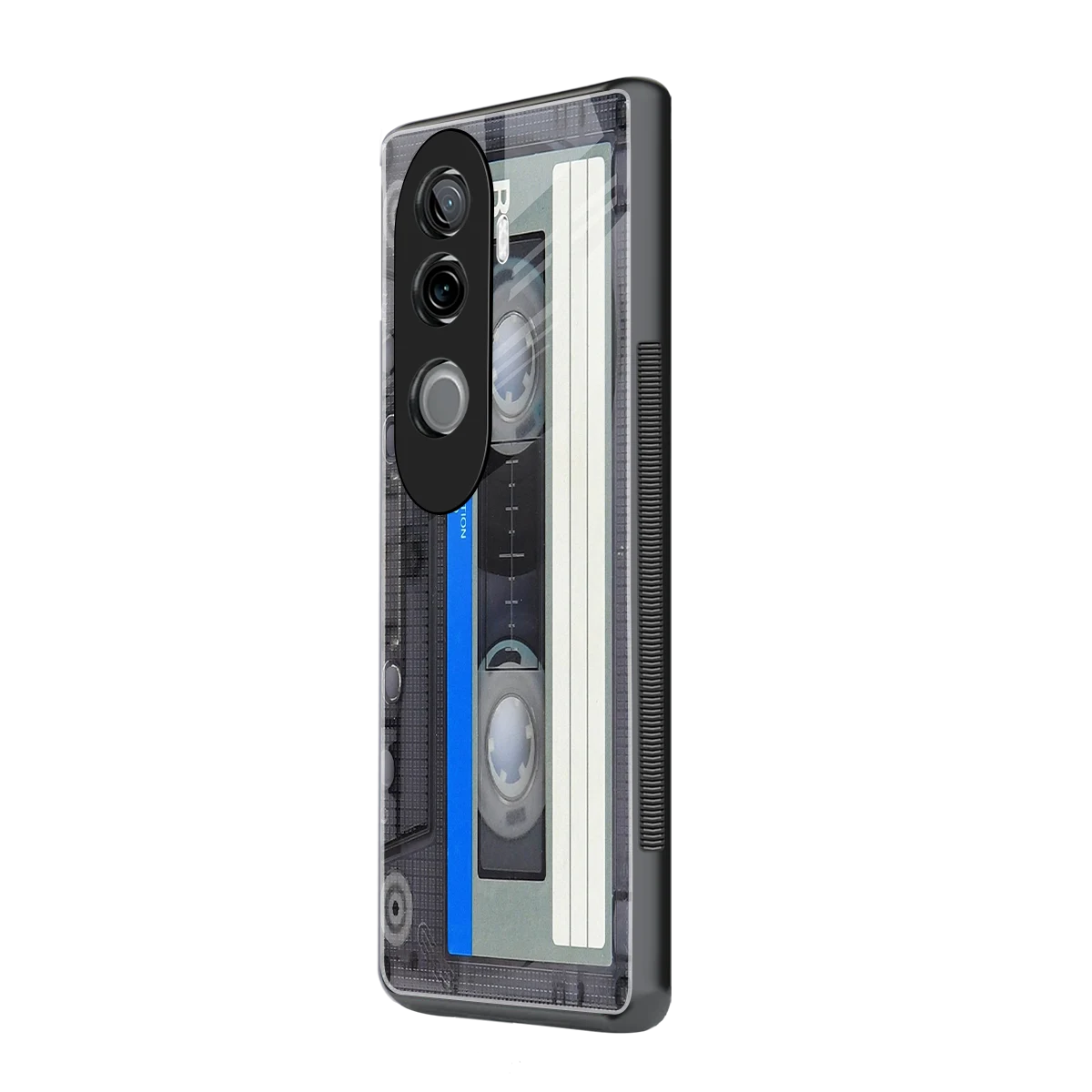Cassette Retro vivo v40e mobile cover | shockproof glass phone case
