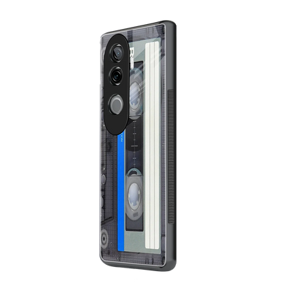 Cassette Retro vivo v40e mobile cover | shockproof glass phone case