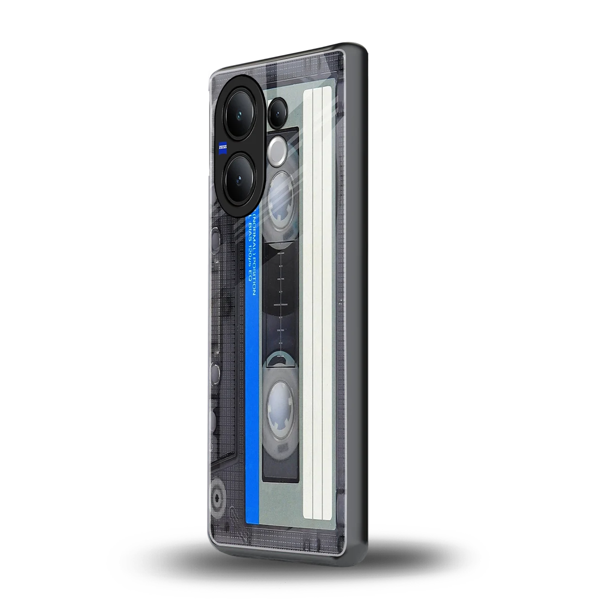 Cassette Retro vivo v60 mobile cover | shockproof glass phone case