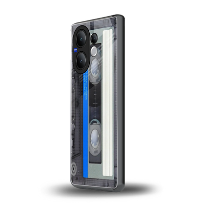 Cassette Retro vivo v60 mobile cover | shockproof glass phone case