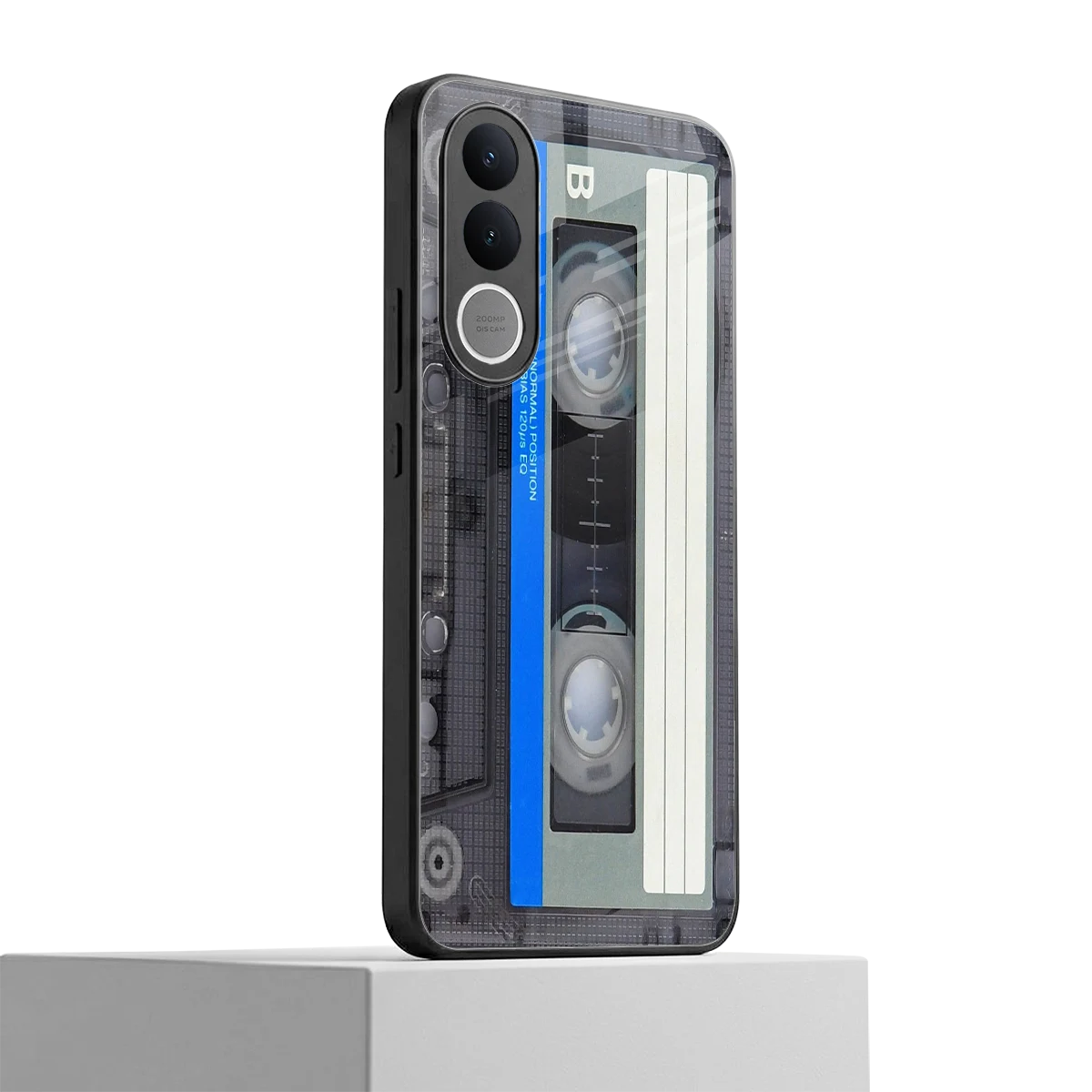 Cassette Retro vivo v70 fe mobile cover | shockproof glass phone case