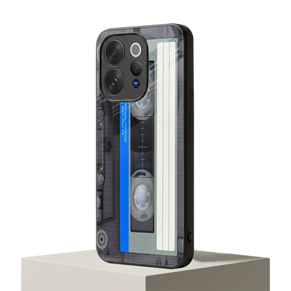 Cassette Retro vivo v70 mobile cover | shockproof glass phone case