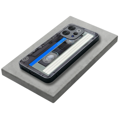 Cassette Retro stylish phone case for vivo v70 elite | glossy glass and slim fit