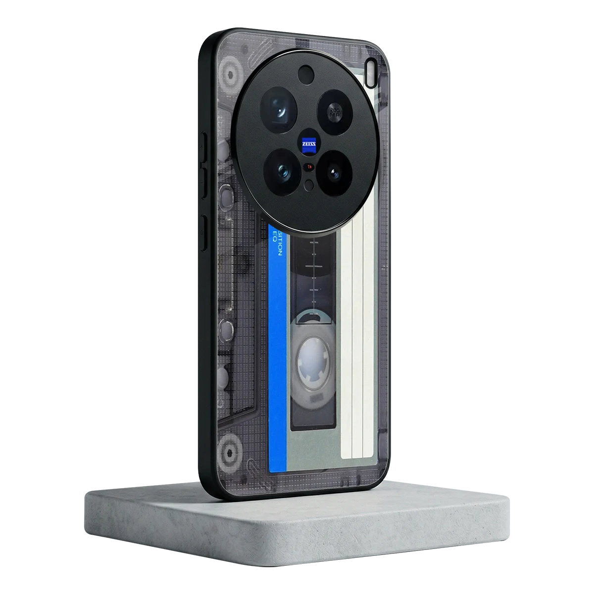 Cassette Retro vivo x200 pro mobile cover | shockproof glass phone case