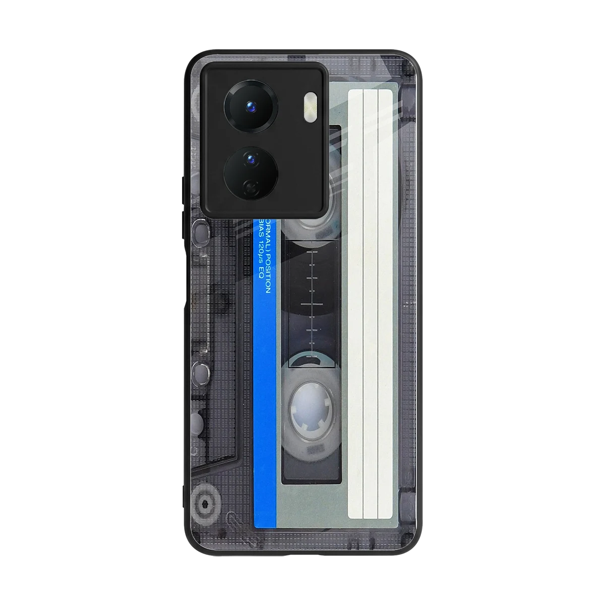 Cassette Retro back phone cover | glass case for vivo y16