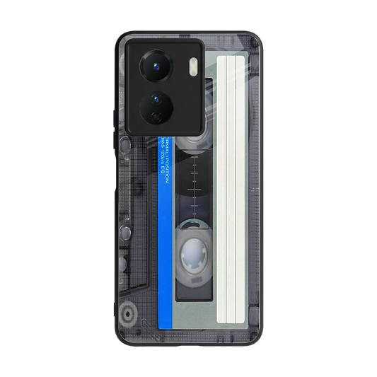 Cassette Retro back phone cover | glass case for vivo y16