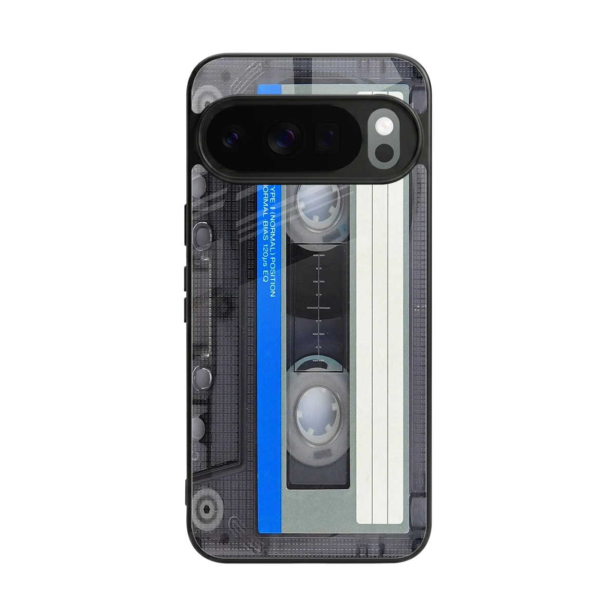 Cassette Retro back phone cover | glass case for google pixel 10 pro