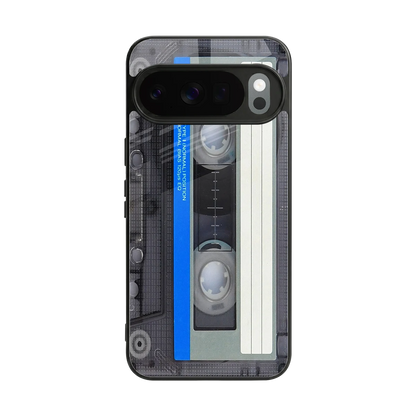 Cassette Retro back phone cover | glass case for google pixel 10 pro