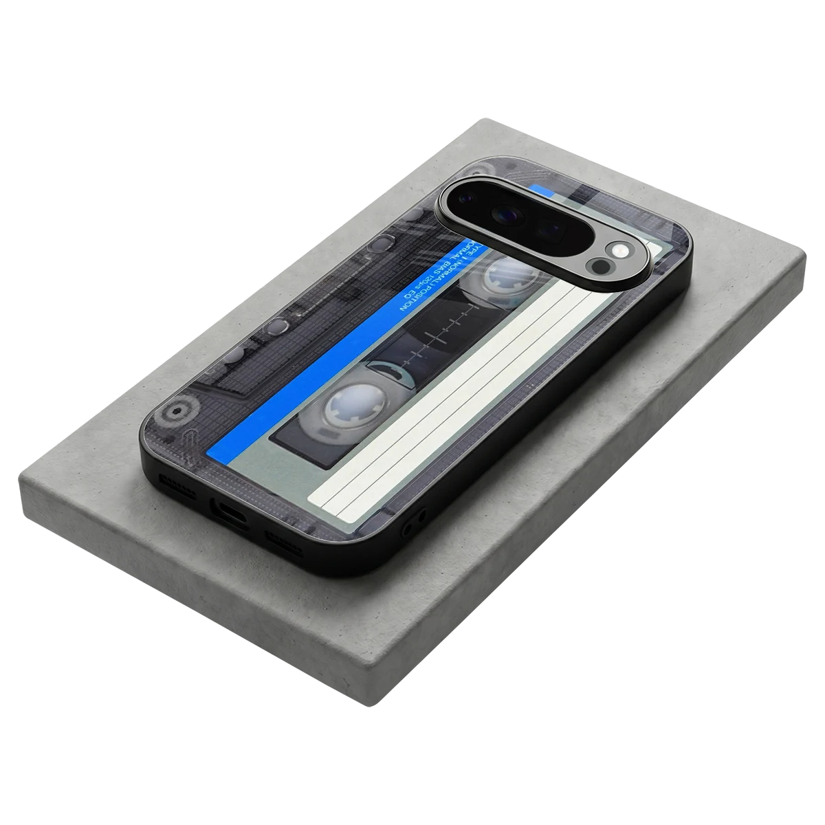 Cassette Retro stylish phone case for google pixel 10 pro | glossy glass and slim fit
