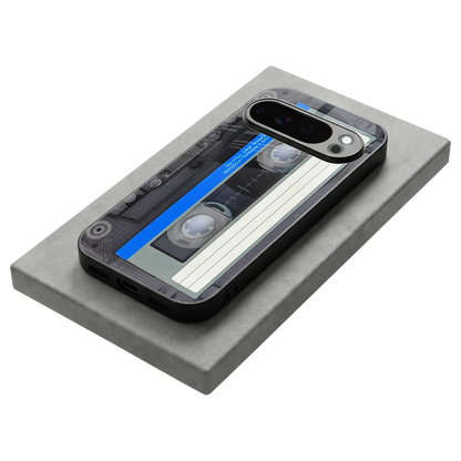 Cassette Retro stylish phone case for google pixel 10 pro | glossy glass and slim fit