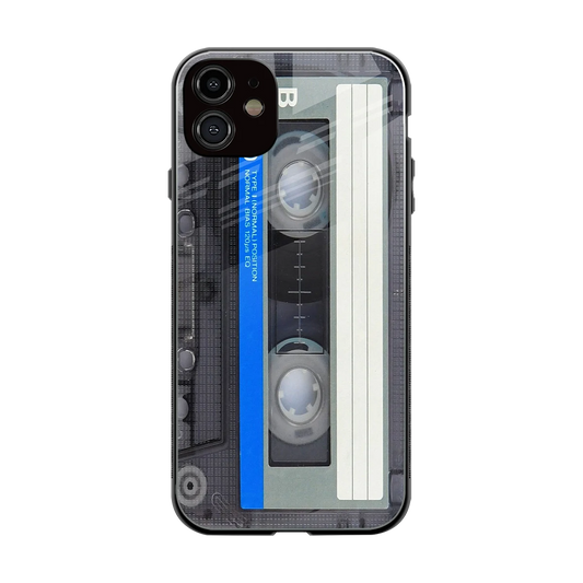 Cassette Retro back phone cover | glass case for iphone 12