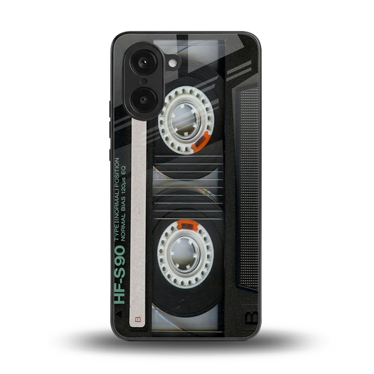 Cassette Tape back phone cover | glass case for oneplus nord ce5 5g