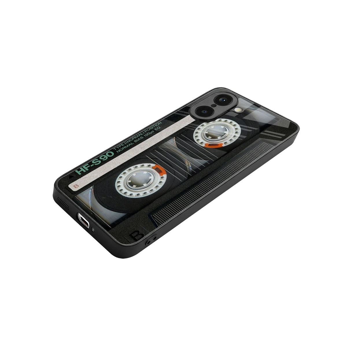 Cassette Tape stylish phone case for oneplus nord ce5 5g | glossy glass and slim fit