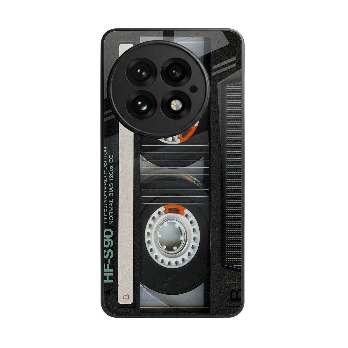 Cassette Tape back phone cover | glass case for oneplus 13