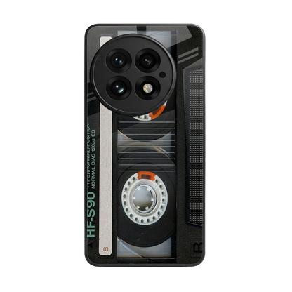 Cassette Tape back phone cover | glass case for oneplus 13