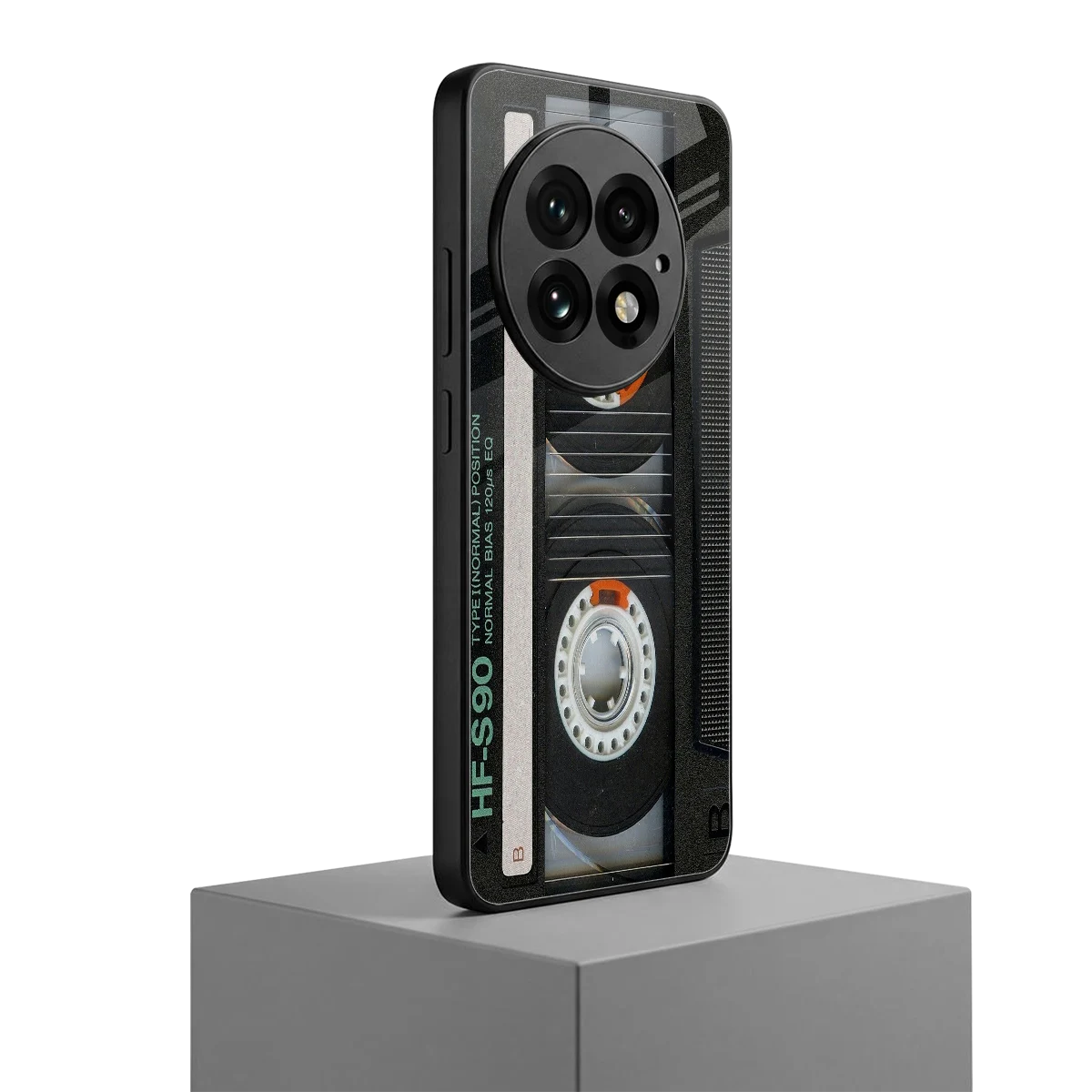 Cassette Tape oneplus 13 mobile cover | shockproof glass phone case