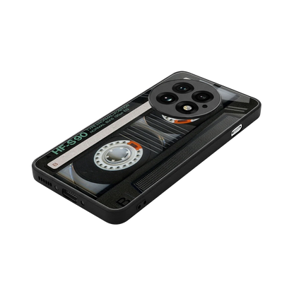 Cassette Tape stylish phone case for oneplus 13 | glossy glass and slim fit