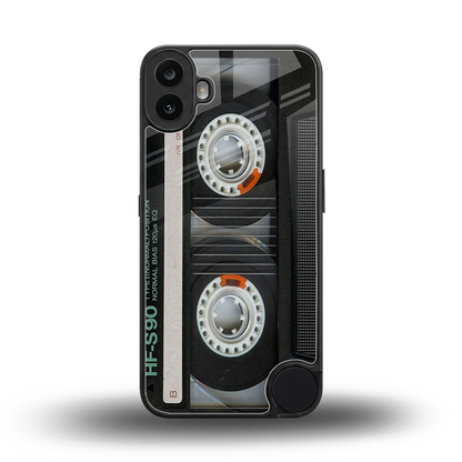 Cassette Tape back phone cover | glass case for cmf nothing phone 1