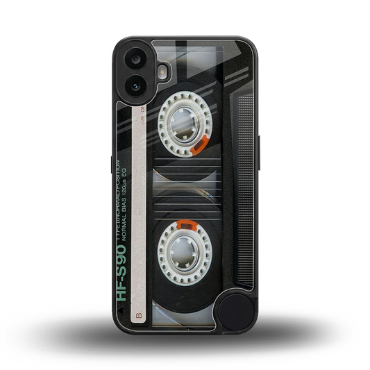 Cassette Tape back phone cover | glass case for cmf nothing phone 1