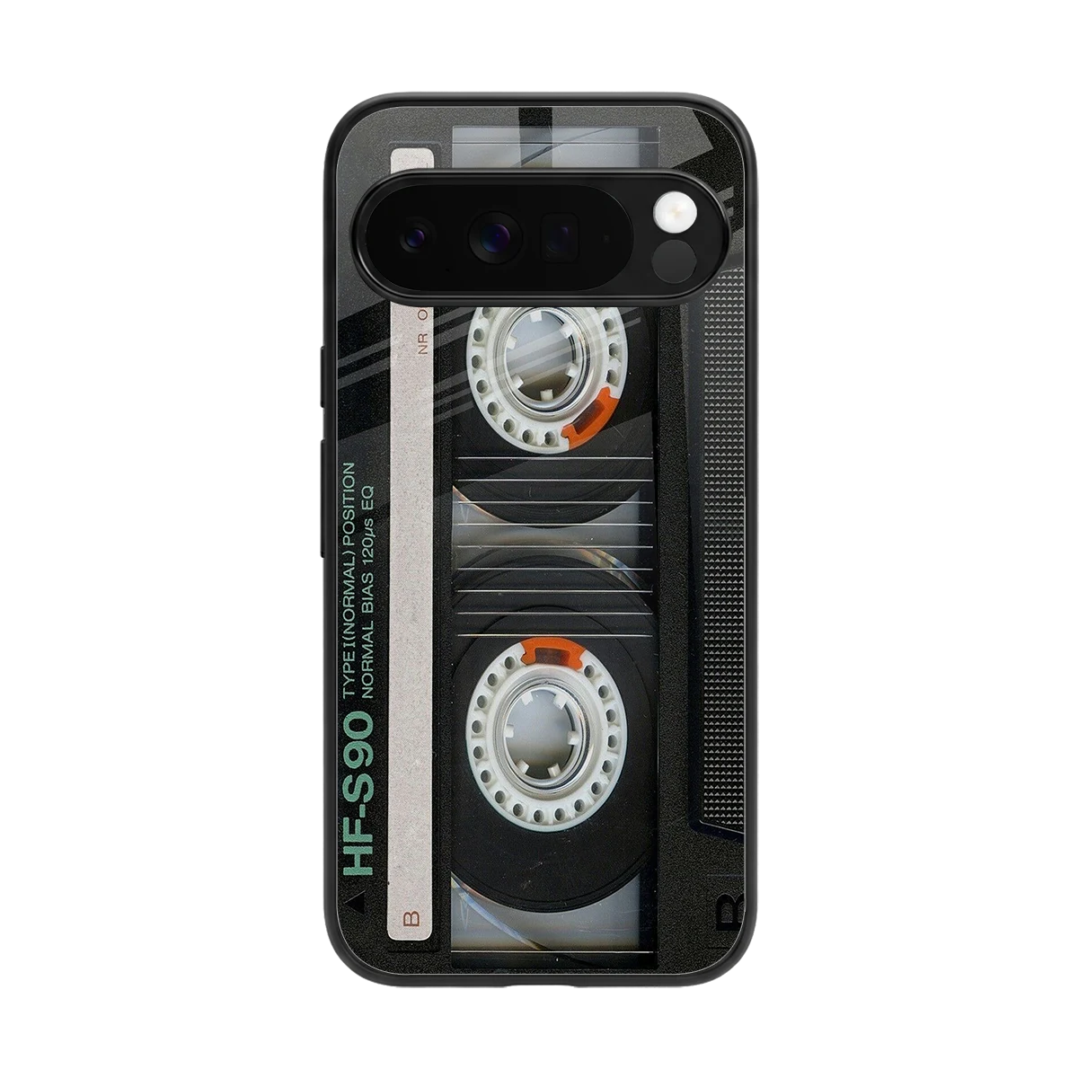 Cassette Tape back phone cover | glass case for google pixel 10 pro xl