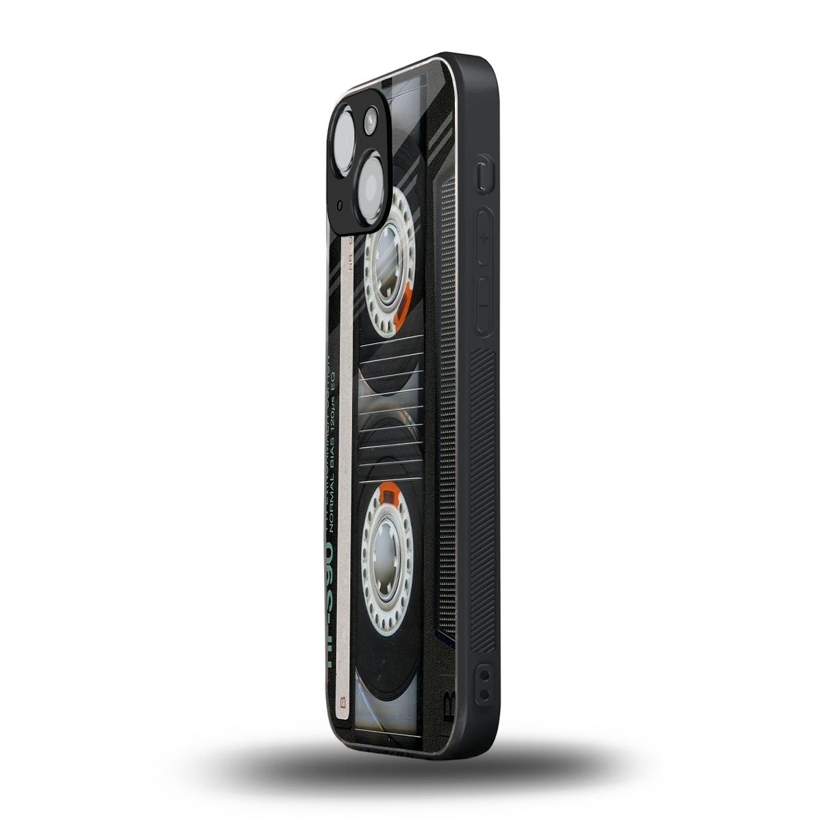 Cassette Tape iphone 13 mini mobile cover | shockproof glass phone case